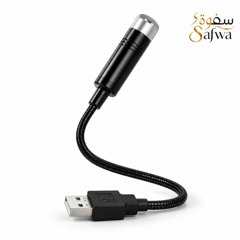 مصباح LED USB مرن من Safwa Store بتصميم برقبة مرنة