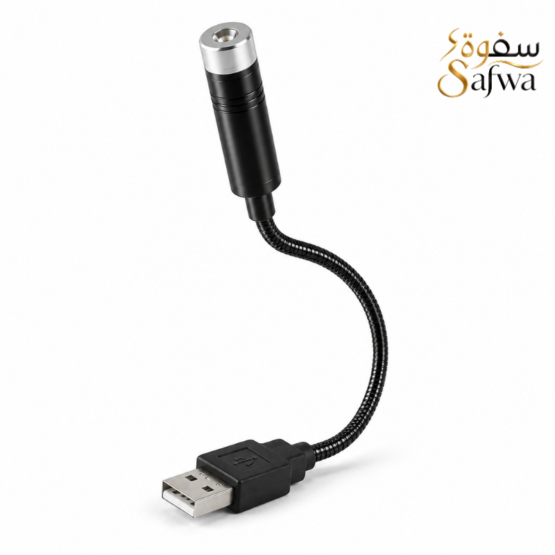 مصباح قراءة USB برقبة مرنة من Safwa Store للاستخدام على المكتب